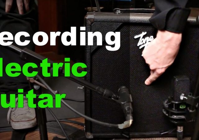 recording guitar