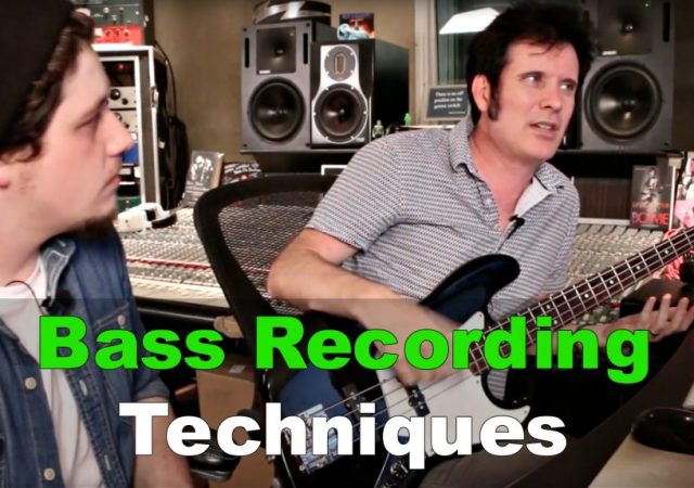 Bass Recording Techniques blog