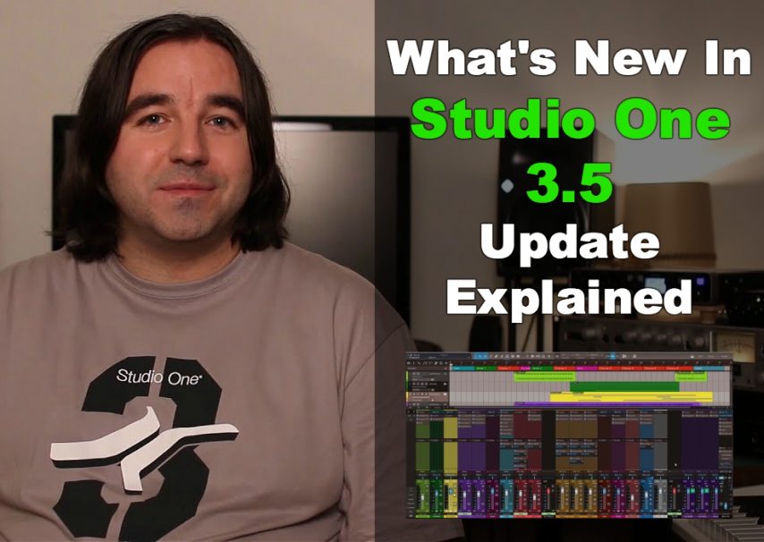 Studio one Update 3.5 update explained