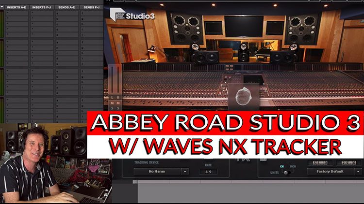 Waves NX Tracker in Abbey studio 3-1