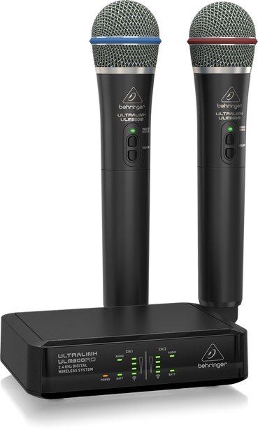 Behringer ULM302MIC Wireless Dual Handheld Microphone System