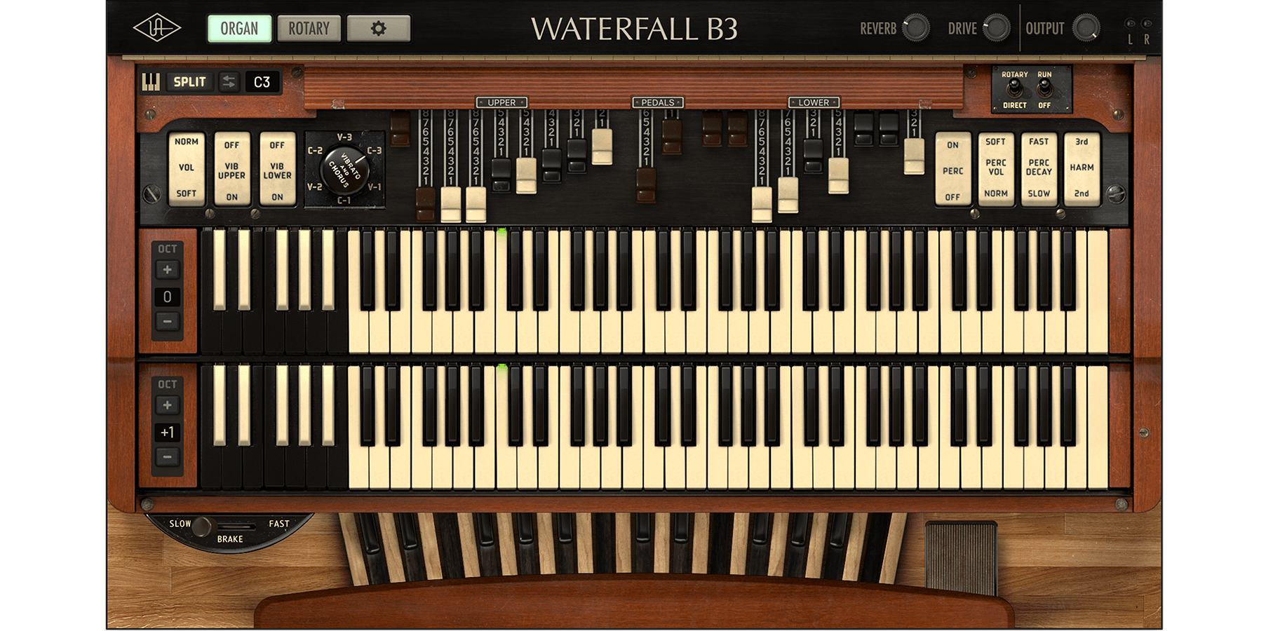 Universal Audio UAD Waterfall B3 Organ Plug-in