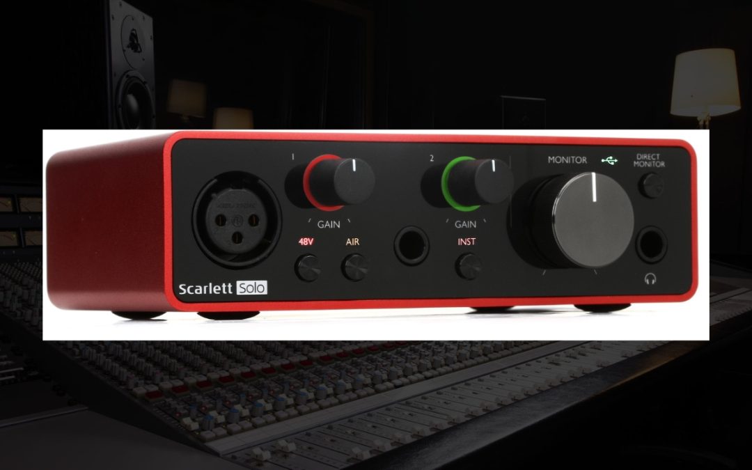 Best Budget Audio Interface - Focusrite Scarlett Solo