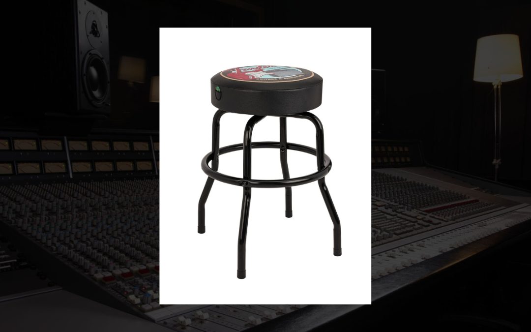 Fender Guitars and Amps Pick Holder Barstool 