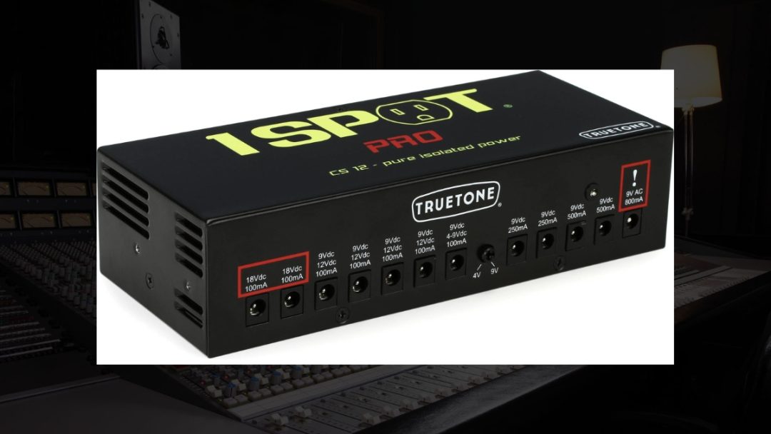 Best Pedalboard Power Supplies: Truetone 1 Spot Pro CS12: Best Overall